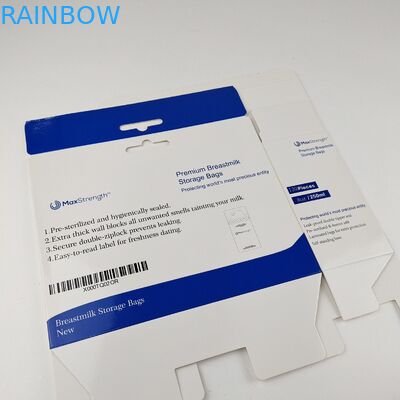 400g Kotak Penyimpanan Karton Kotak Kemasan Susu Persegi Panjang Disesuaikan