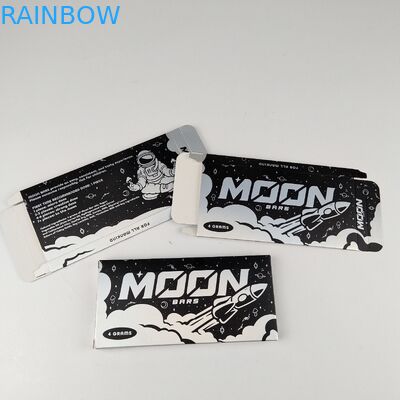 Chocolate Candy Bar Makanan Kemasan Kotak Kertas Cetak Kustom Kotak Makanan Karton