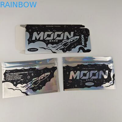 Chocolate Candy Bar Makanan Kemasan Kotak Kertas Cetak Kustom Kotak Makanan Karton