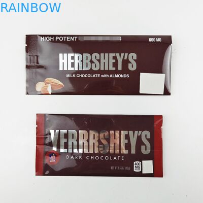 Chocolate Bar Candy Food Grade Plastic Bag Kantong Aluminium Foil Daur Ulang