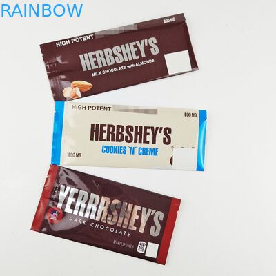 600mg Chocolate Packaging Pouch Logo Kustom Foil Bag Chocolate Packing Sachet