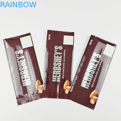Chocolate Bar Food Packaging Bags Foil Food Mylar Bag Untuk Permen CBD Packing