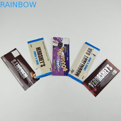 Chocolate Bar Food Packaging Bags Foil Food Mylar Bag Untuk Permen CBD Packing