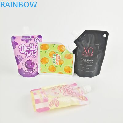 Kantong Cerat Plastik Fleksibel Doypack Cair Untuk Saus Tomat / Kosmetik