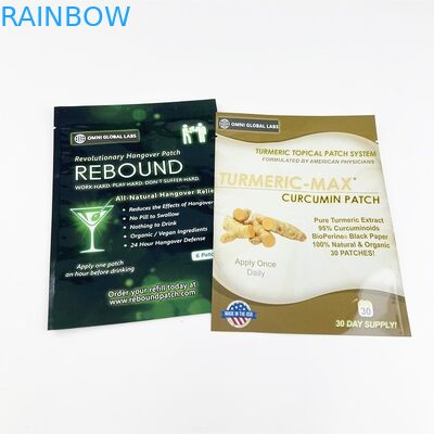 Biodegradable Foil Kraft Paper Tas Sachet Kosong Sampel Kosmetik Tiga Sisi Tas Tertutup