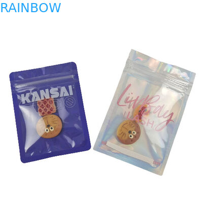 Sesuaikan 35g Makanan Mylar Bag Packaging Cannabis Plastic Mylar Stand Up Pouches