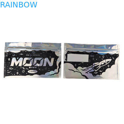 Sesuaikan 35g Makanan Mylar Bag Packaging Cannabis Plastic Mylar Stand Up Pouches