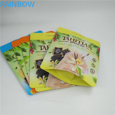 Makanan Kustom Dicetak Tas Mylar Makanan Ringan Tas Kemasan Aluminium Foil Rami
