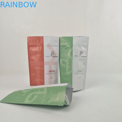 Soft Touch THC Food Mylar Bags Pouch Tas Kemasan Aluminium Disesuaikan