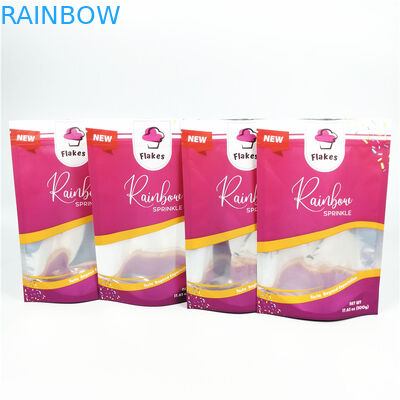 Tas Mylar Cetak Kustom Transparan Kantong Bukti Bau 3.5g Tas Foil Ziplock yang Dapat Dimakan