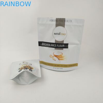 Snack Cookies Chocolate Ziplock Stand Up Pouch Food Grade MOPP PET PE CMYK Color