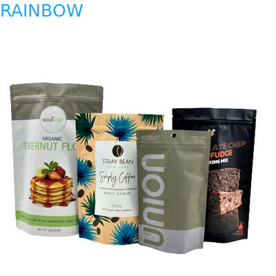 Tas Kemasan Ziplock yang Disesuaikan Teh Biji Kopi Tas Kemasan Penyimpanan Makanan
