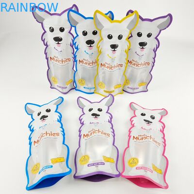 Hologram Dicetak Berbentuk Tidak Teratur Die Cut Mylar Bags 3.5g - 28g Childproof Smell Proof Bag