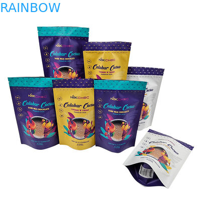 Kemasan Edible Stand Up Pouch Bag Dengan Zipper Smell Proof