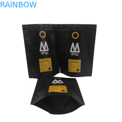 Tas Paket Plastik Ziplock Berdiri Kustom 3.5g Mylar Dengan Logo Anda