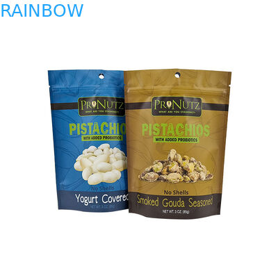 3.5g Smell Proof Custom Cookie Candy Food Grade Zip Lock Bag White Foil