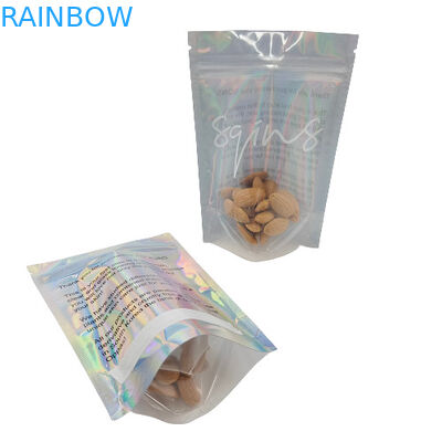 Tas Kunci Zip Mylar Aluminium Foil yang Disesuaikan Untuk Kemasan Makanan Yang Dapat Dimakan