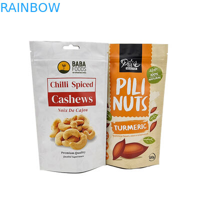 Tas Kunci Zip Mylar Aluminium Foil yang Disesuaikan Untuk Kemasan Makanan Yang Dapat Dimakan