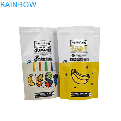 Tas Kunci Zip Mylar Aluminium Foil yang Disesuaikan Untuk Kemasan Makanan Yang Dapat Dimakan