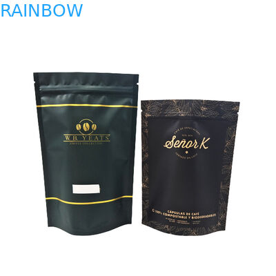 Smell Proof Aluminium Foil Bags Untuk White Coffee Beans Tea Custom Logo