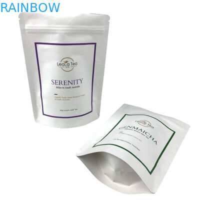 Smell Proof Aluminium Foil Bags Untuk White Coffee Beans Tea Custom Logo