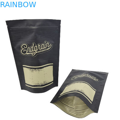 Kopi Teh Kemasan Tas Ziplock Buram Putih Bukti Bau Dengan Logo Anda