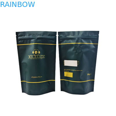 Kopi Teh Kemasan Tas Ziplock Buram Putih Bukti Bau Dengan Logo Anda