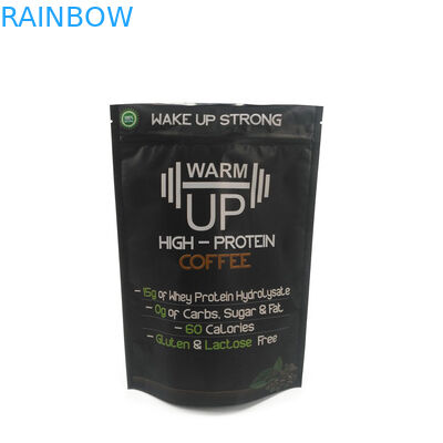 Kopi Teh Kemasan Tas Ziplock Buram Putih Bukti Bau Dengan Logo Anda