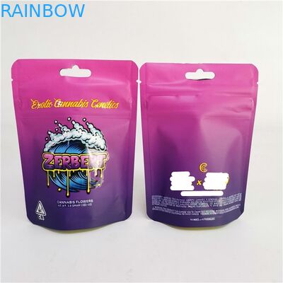 Kemasan Plastik Foil Herbal Dupa Mylar Bag Stand Up Pouch Cannabis Flower