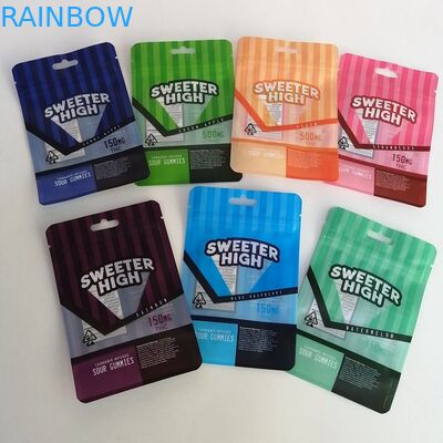 Kemasan Plastik Foil Herbal Dupa Mylar Bag Stand Up Pouch Cannabis Flower