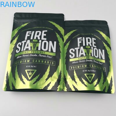 Kemasan Plastik Foil Herbal Dupa Mylar Bag Stand Up Pouch Cannabis Flower