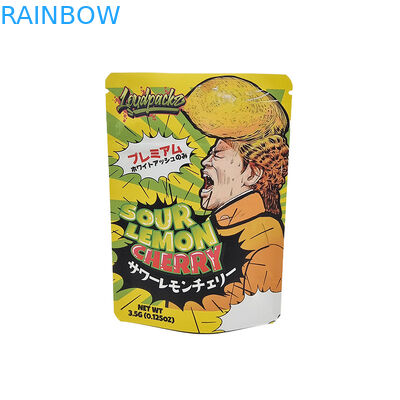 Stand Up Snack Food Plastic Bag Zipper Mylar Pouch Packaging Candy Cookie