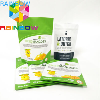 Stand Up Snack Food Plastic Bag Zipper Mylar Pouch Packaging Candy Cookie