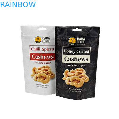 Ritsleting Bukti Anak 3.5g Mylar Bags Stand Up Cookie Aluminium Packaging Hot Stamping