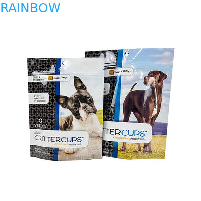 Tas Kemasan Mylar Cetak Kustom Bau Bukti Stand Up Hologram Cookie 30 Mikron