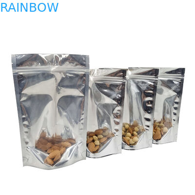 Aluminium Foil Mylar Bag Stand Up Pouch Smell Proof Packaging Food Resealable