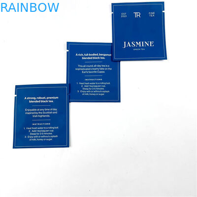 500Ppcs Packaging Printing Mylar Bags Untuk Black Green Tea Heat Seal Pouches