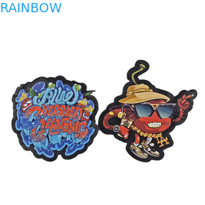 3.5g 7g 14g 28g Desain Kustom Irregular Child Proof Die Cut snack Kemasan Plastik Berbentuk