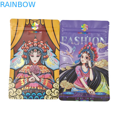 Kemasan Makanan Dengan Zipper Edible 250g Coffee Bar Wrapper Resealable Stand Up Pouch