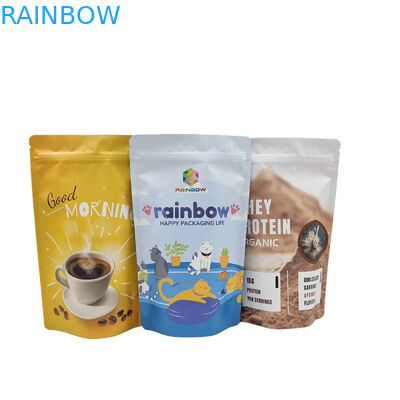 Kemasan Food Grade Kustom Matte Aluminium Foil Tas Kunci Zip Mylar Snack yang Dapat Dimakan