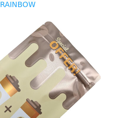 Edible Foil Stand Up Zipper Pouch 100g Plastik Untuk Permen/Snack/Kopi/Pet Makanan Mylar Tas