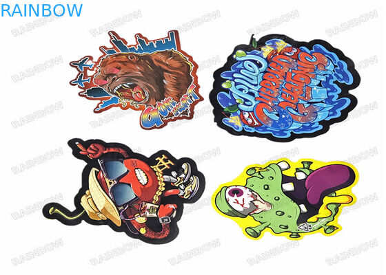 Die Cut Irregular 3.5g Snack Bag Makanan Berbentuk Khusus Ziplock Packaging Mylar Bags