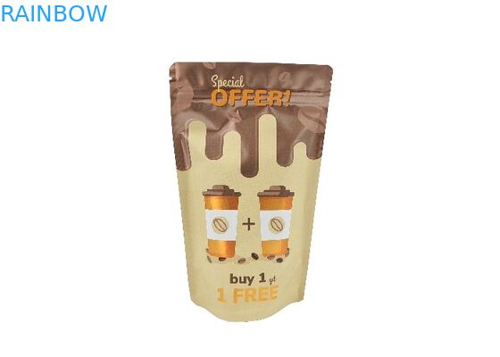 Tas Kopi Kustom 250g 500g 1kg Tas Ziplock Stand Up