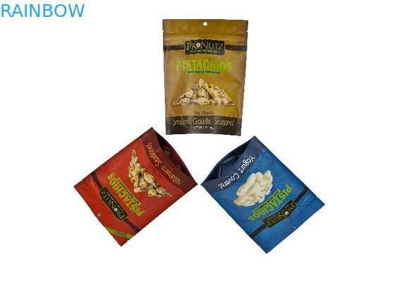 250g 500g 1kg Tas Stand Up Kustom Kantong Kemasan Makanan Aluminium Matte