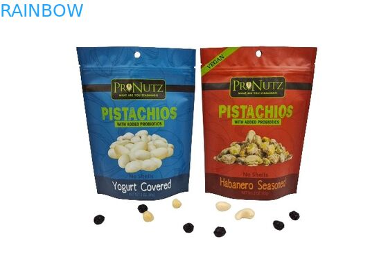 250g 500g 1kg Tas Stand Up Kustom Kantong Kemasan Makanan Aluminium Matte