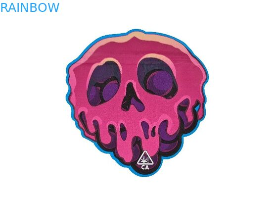 Tas Mylar Aluminium Foil Hologram 3,5g - 28g Matte Finish Bentuk Khusus Tidak Beraturan