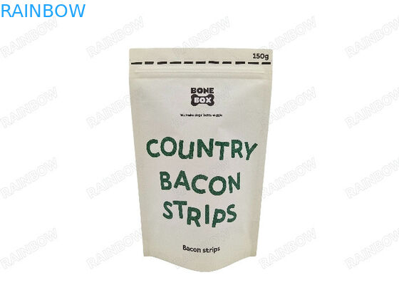 Kantong Stand Up Biodegradable Ramah Lingkungan Tas Kemasan Permen Kue Kacang Teh Makanan Kustom