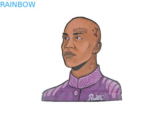 Tas Mylar Die Cut 3,5g Cetak Kustom Matte Ziplock Bukti Bau Anak