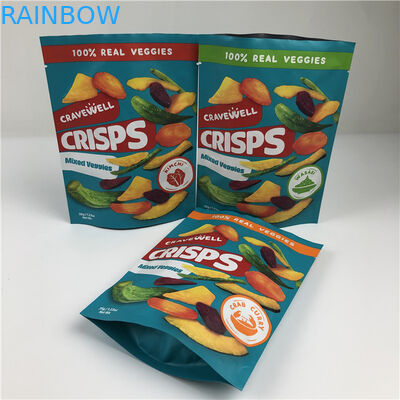 Pemesanan khusus diterima Snack Chips Bag Packaging dengan fitur penutup ulang dan pencetakan layar