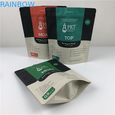 Tas kemasan bunga kering dengan pegangan Hologram Foil Tas anti bau